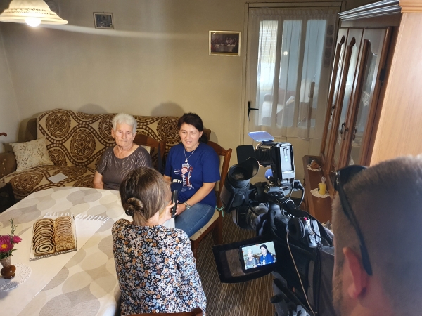 Snimanje reportaže na STV-u
