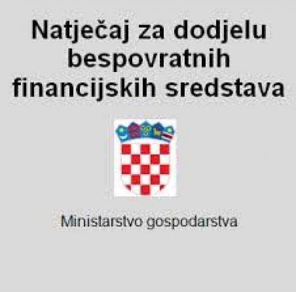 Nominirani projekti na natječaj Ministarstva gospodarstva